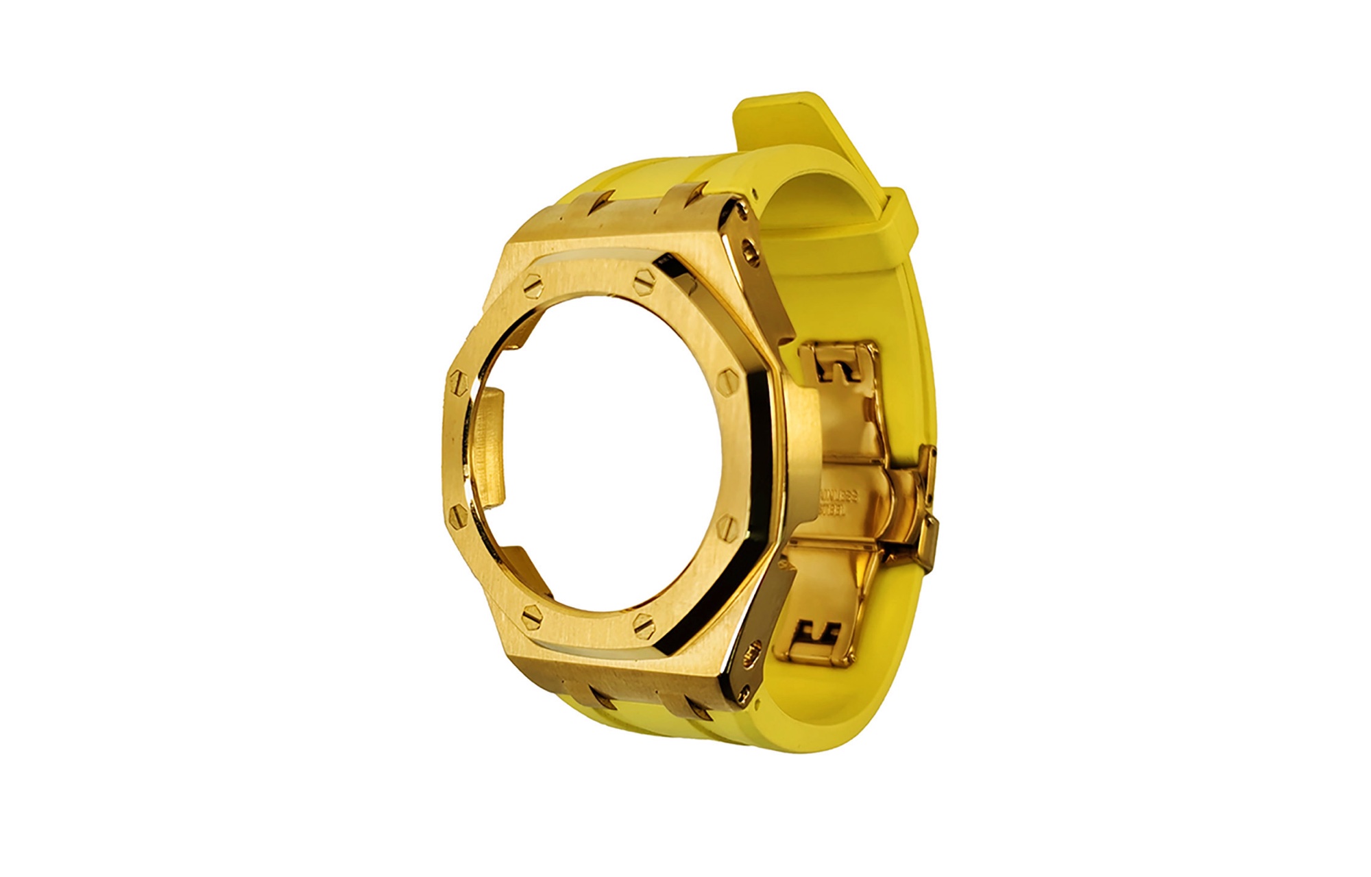 316L Gold-Tone Case and FKM Strap Set for GA-2100 product image 316L Gold-Tone Case and FKM Strap Set for GA-2100 product image